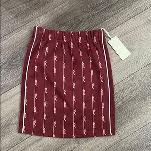Elegant Burgundy Skirt